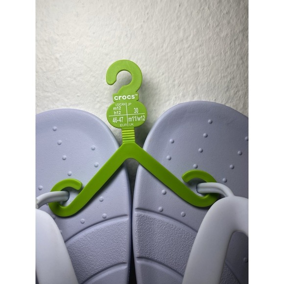 NEW Crocs Flip Flops Men's Size 12M Dreamscape Pale Blue/Purple Comfort Outdoor - Picture 2 of 11